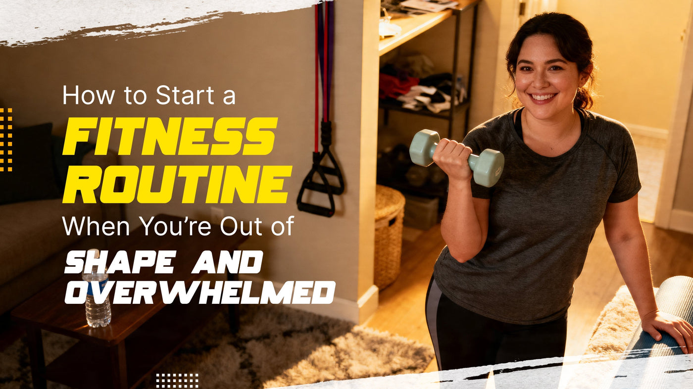 How to Start a Fitness Routine When You’re Out of Shape and Overwhelmed