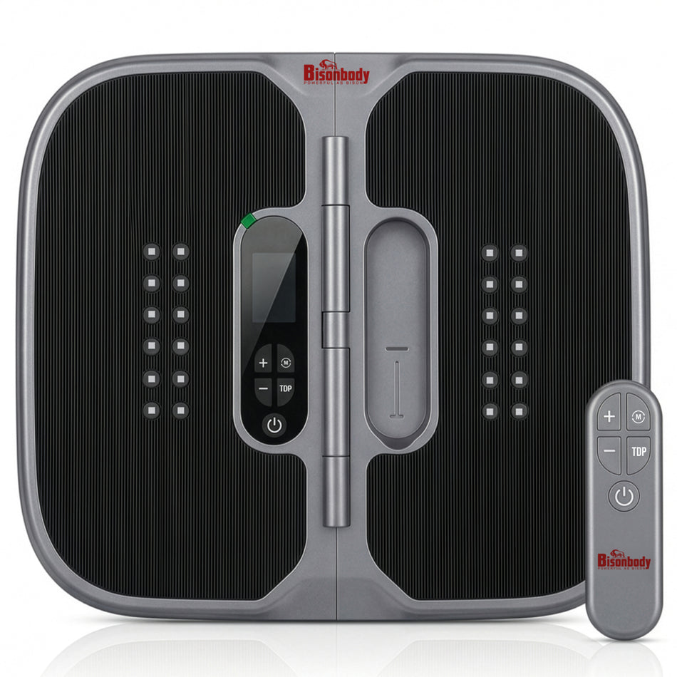 Electric Foot Massager with Red Light Feature & a Wireless Remote, 12 Modes & 20 Intensity Levels, Rechargeable Foot Massager for Relaxation, Mothers Day Gifts for Mom & Gifts for Women